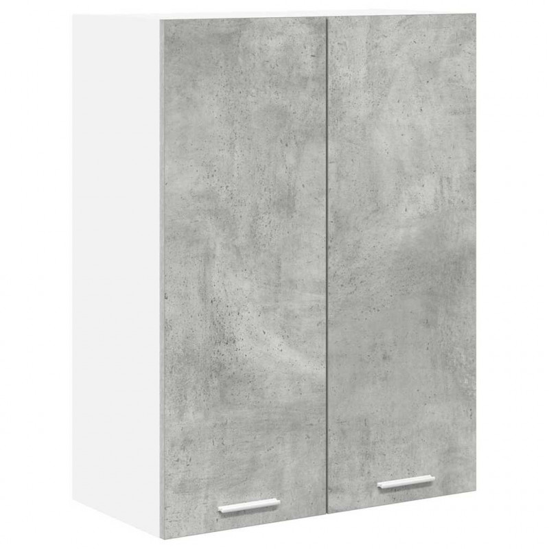 Szafka wisząca z przechowywaniem Betonowy szary 60 x 31 x 80 cm