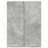 Szafka wisząca z przechowywaniem Betonowy szary 60 x 31 x 80 cm
