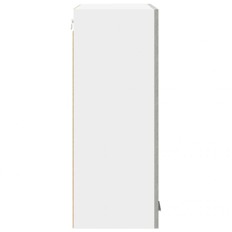 Szafka wisząca z przechowywaniem Betonowy szary 60 x 31 x 80 cm