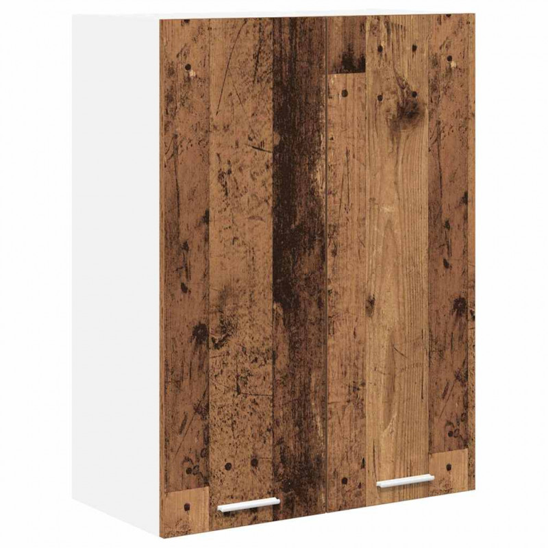 Szafka wisząca z przechowywaniem Stare drewno 60 x 31 x 80 cm