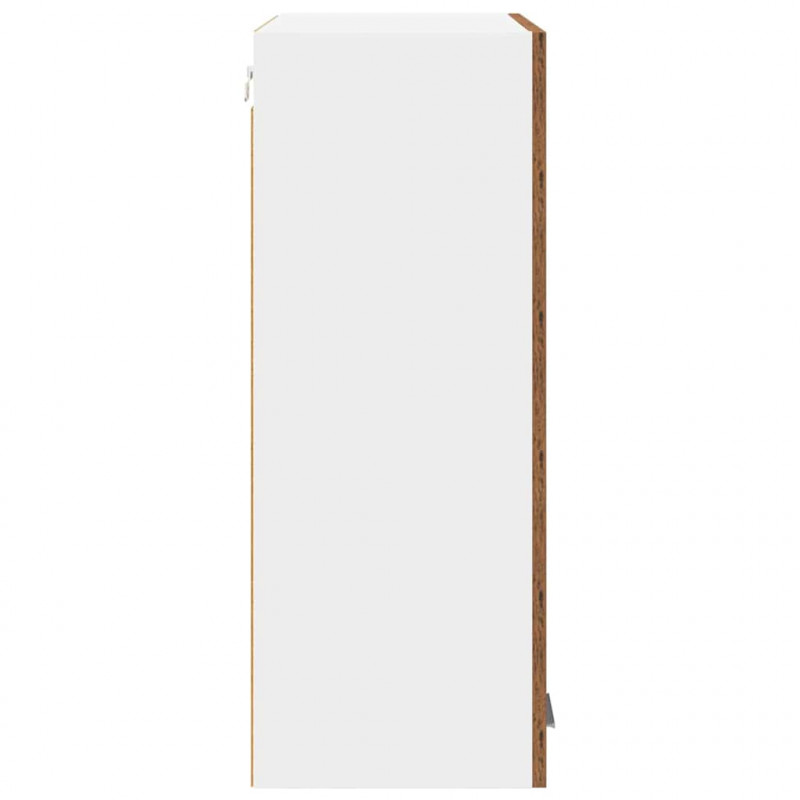 Szafka wisząca z przechowywaniem Stare drewno 60 x 31 x 80 cm