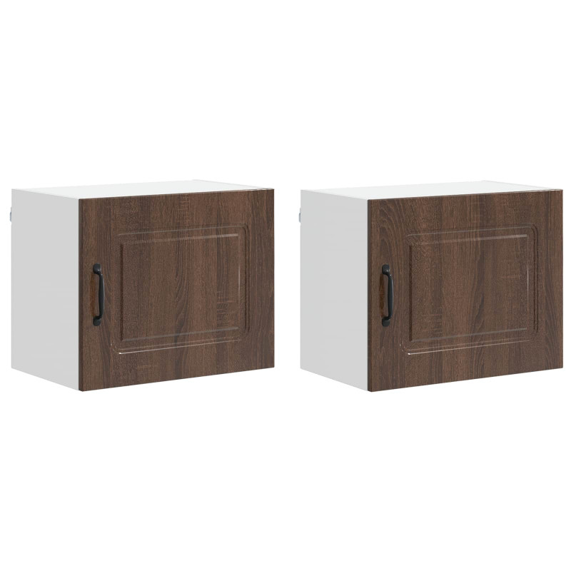 Szafka kuchenna Kalmar 2 pcs Brązowy dąb 50 x 31 x 40 cm