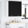 Szafka wisząca z przechowywaniem Czarny Dąb 80 x 31 x 80 cm