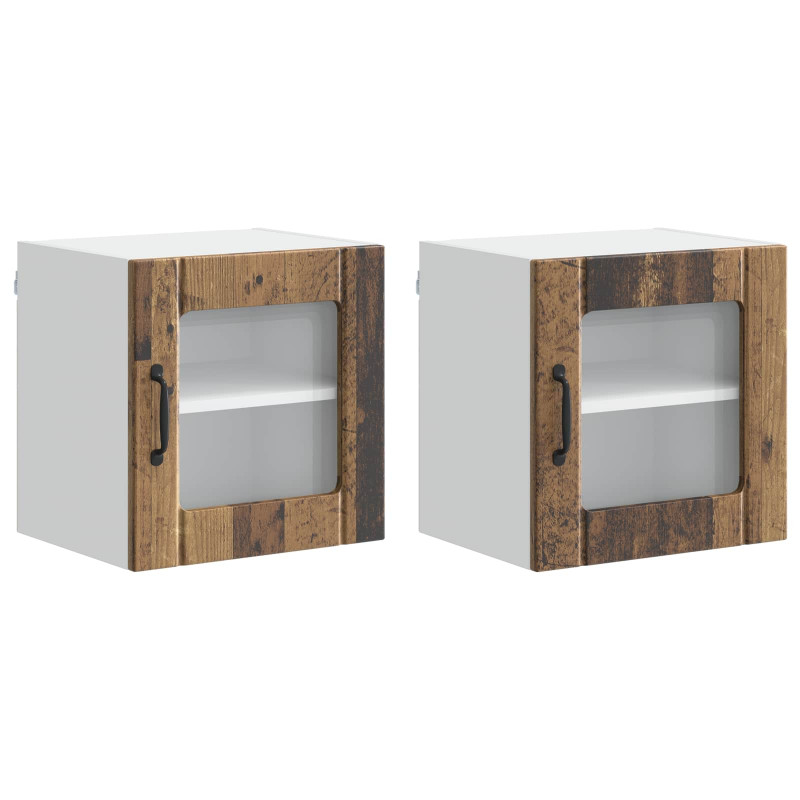 Szafka kuchenna 2 pcs Stare drewno 40 x 31 x 40 cm