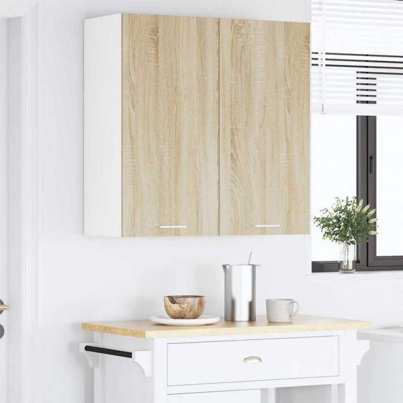 Szafka wisząca z przechowywaniem Dąb Sonoma 80 x 31 x 80 cm