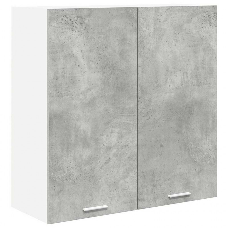 Szafka wisząca z przechowywaniem Betonowy szary 80 x 31 x 80 cm