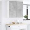 Szafka wisząca z przechowywaniem Betonowy szary 80 x 31 x 80 cm