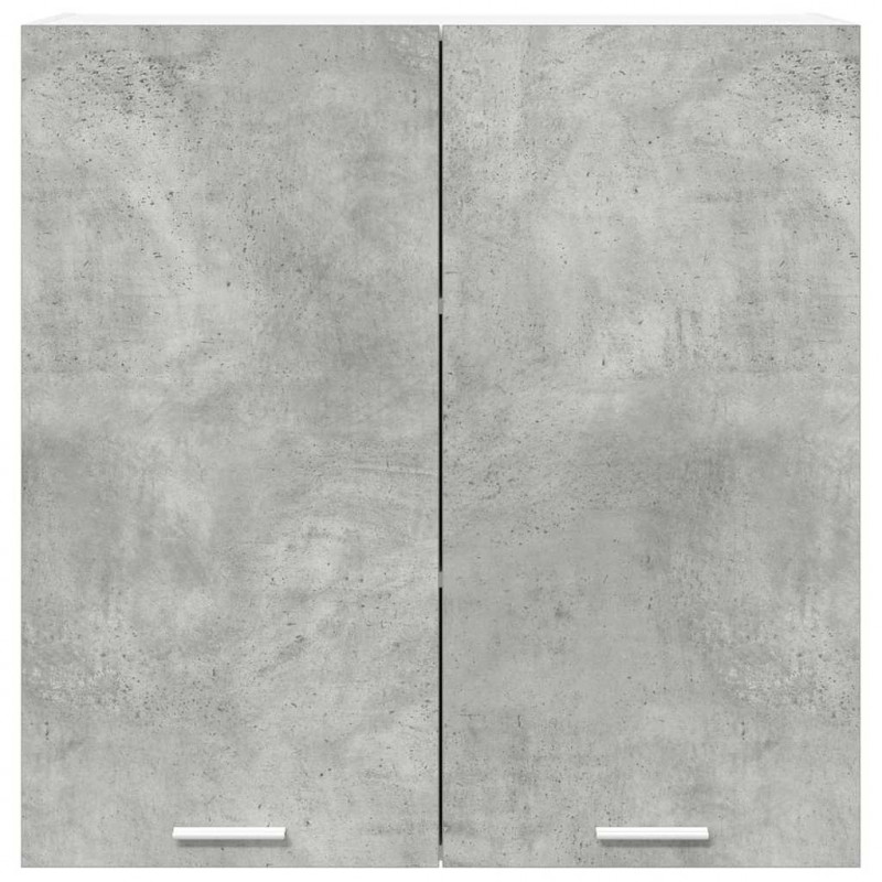 Szafka wisząca z przechowywaniem Betonowy szary 80 x 31 x 80 cm