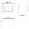 Szafka kuchenna Kalmar 2 pcs Stare drewno 50 x 31 x 40 cm