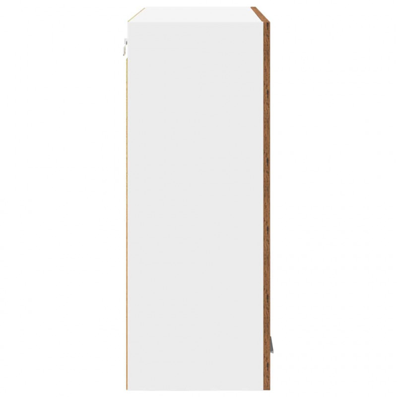 Szafka wisząca z przechowywaniem Stare drewno 80 x 31 x 80 cm