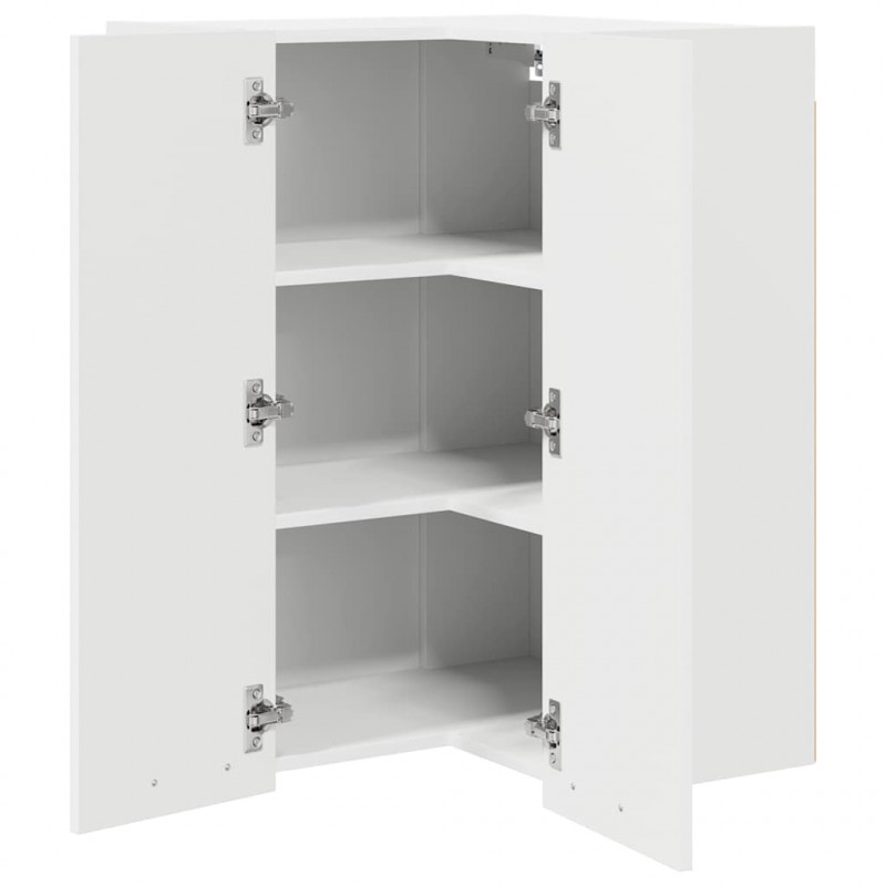 Szafka wisząca Biały 57 x 57 x 80 cm Materiał drewnopochodny