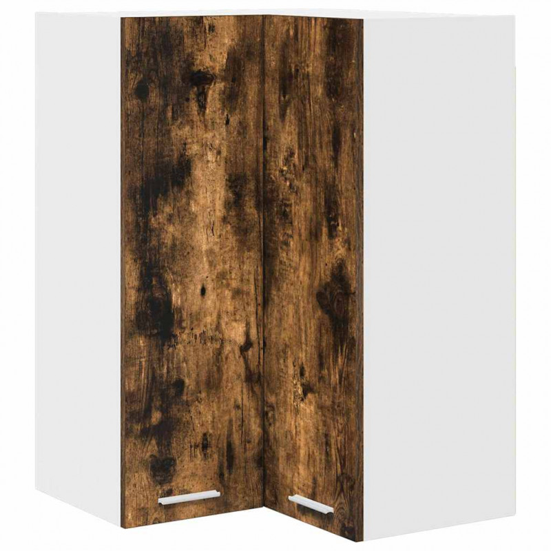 Szafka wisząca Wędzony dąb i biały 57 x 57 x 80 cm