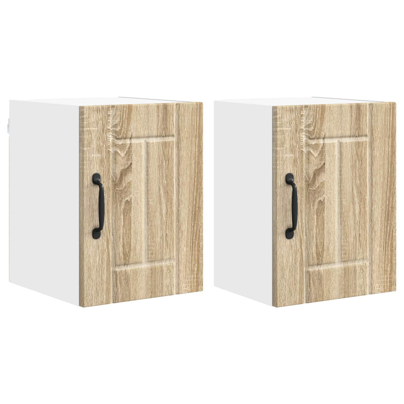 Szafka kuchenna 2 pcs Dąb Sonoma 30 x 31 x 40 cm