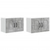 Szafka kuchenna Kalmar 2 pcs Betonowy szary 60 x 31 x 40 cm