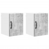 Szafka kuchenna Lucca 2 pcs Betonowy szary 30 x 31 x 40 cm