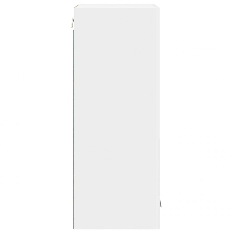 Szafka wisząca z przechowywaniem 2 pcs Biały 40 x 31 x 80 cm