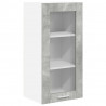 Szafka wisząca z drzwiami 2 pcs Betonowy szary 40 x 31 x 80 cm