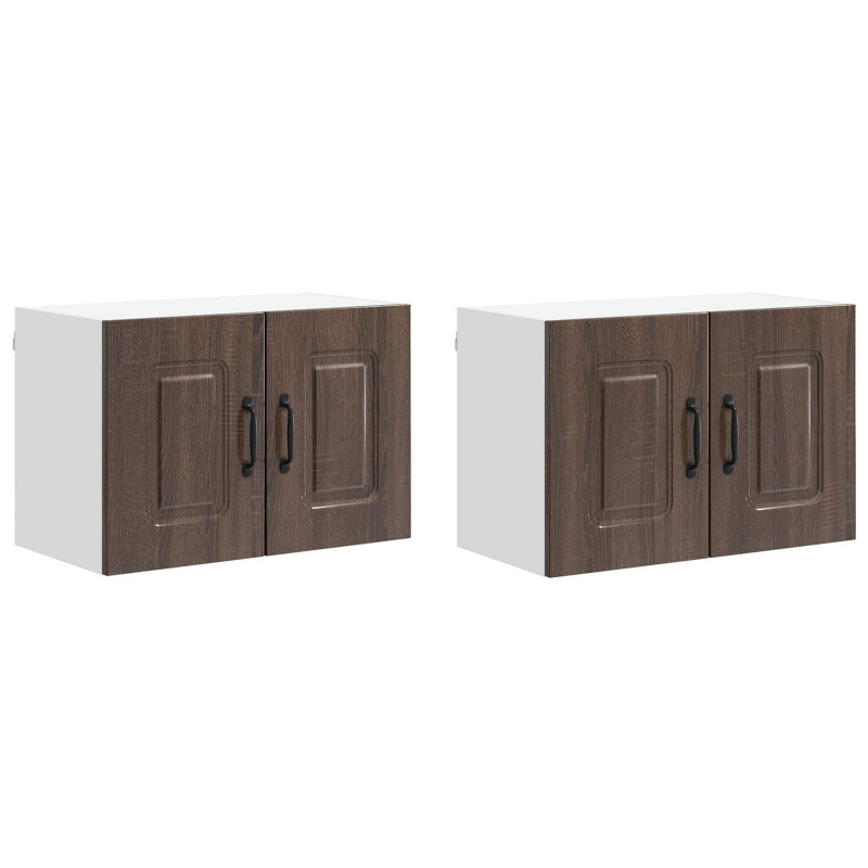 Szafka kuchenna Kalmar 2 pcs Brązowy dąb 60 x 31 x 40 cm
