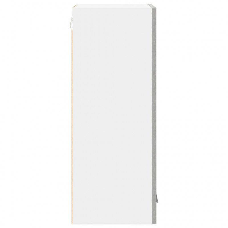Szafka wisząca z drzwiami 2 pcs Betonowy szary 40 x 31 x 80 cm