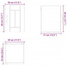 Szafka kuchenna 2 pcs Stare drewno 30 x 31 x 40 cm