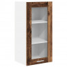 Szafka wisząca z przechowywaniem Stare drewno 40 x 31 x 80 cm