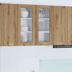 Szafka wisząca 2 pcs Dąb rzemieślniczy 40 x 31 x 80 cm
