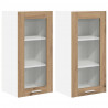 Szafka wisząca 2 pcs Dąb rzemieślniczy 40 x 31 x 80 cm