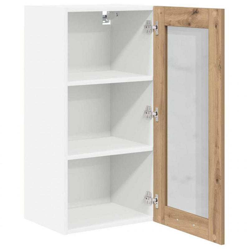 Szafka wisząca 2 pcs Dąb rzemieślniczy 40 x 31 x 80 cm