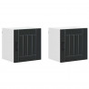 Szafka kuchenna 2 pcs Czarny 40 x 31 x 40 cm