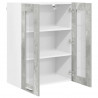 Szafka wisząca z przechowywaniem Betonowy szary 60 x 31 x 80 cm