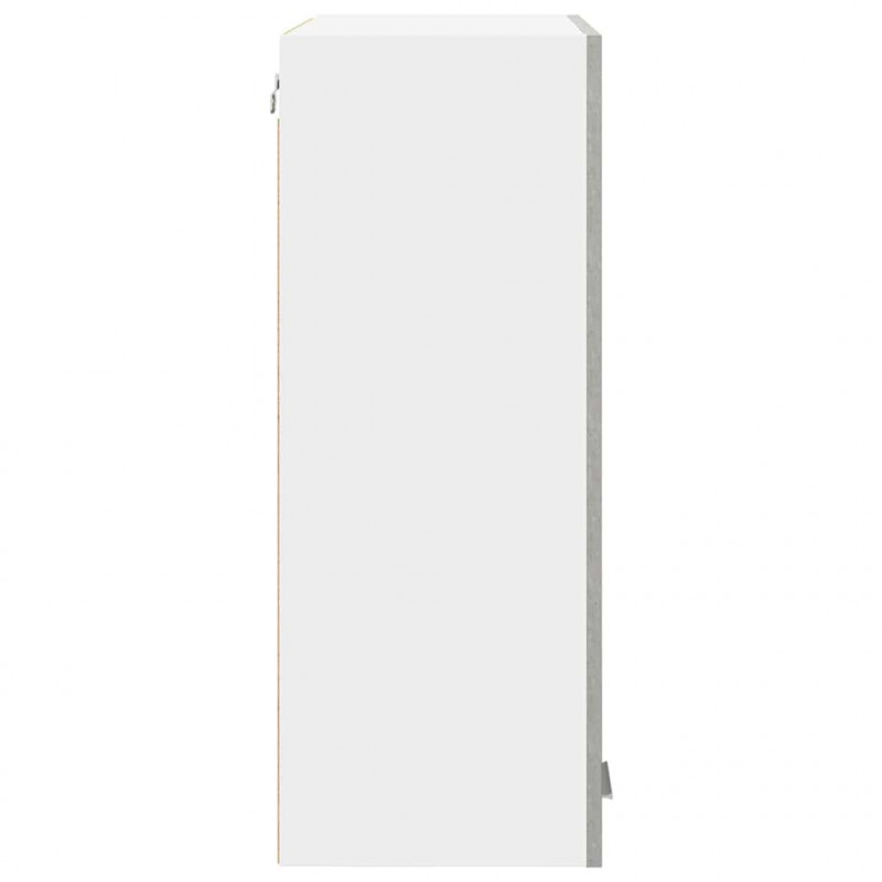 Szafka wisząca z przechowywaniem Betonowy szary 60 x 31 x 80 cm