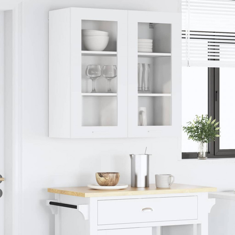 Szafka wisząca Biały 80 x 31 x 80 cm Materiał drewnopochodny