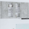 Szafka wisząca z przechowywaniem Betonowy szary 80 x 31 x 80 cm