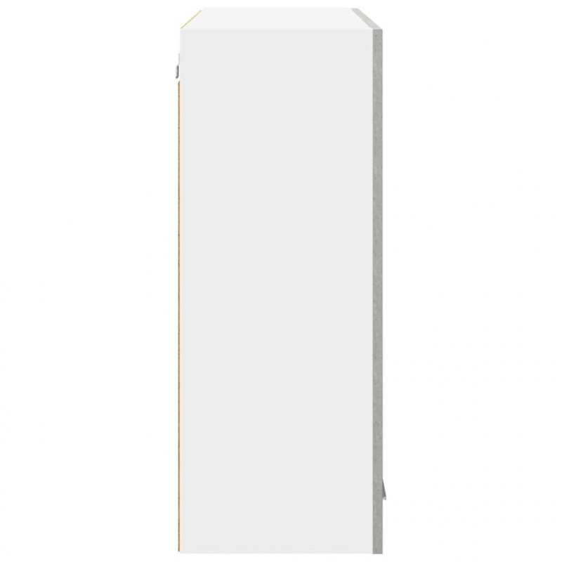 Szafka wisząca z przechowywaniem Betonowy szary 80 x 31 x 80 cm