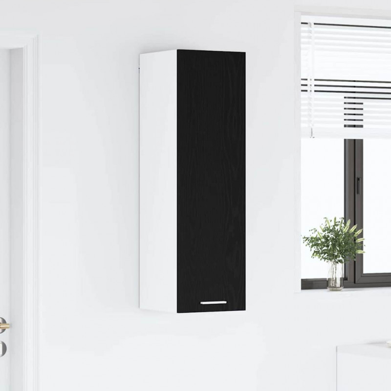 Szafka wisząca z przechowywaniem Czarny Dąb 30 x 31 x 100 cm