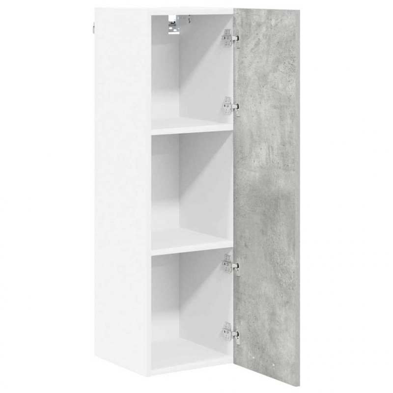 Szafka wisząca z drzwiami Betonowy szary 30 x 31 x 100 cm