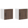 Szafka kuchenna 2 pcs Brązowy dąb 40 x 31 x 40 cm