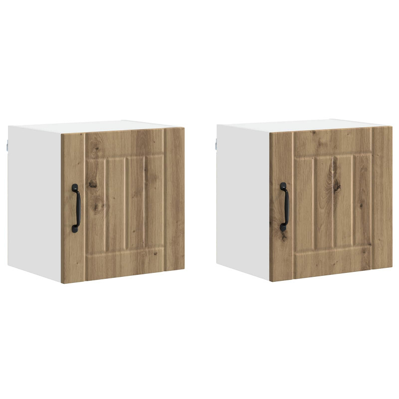 Szafka kuchenna 2 pcs Dąb rzemieślniczy 40 x 31 x 40 cm