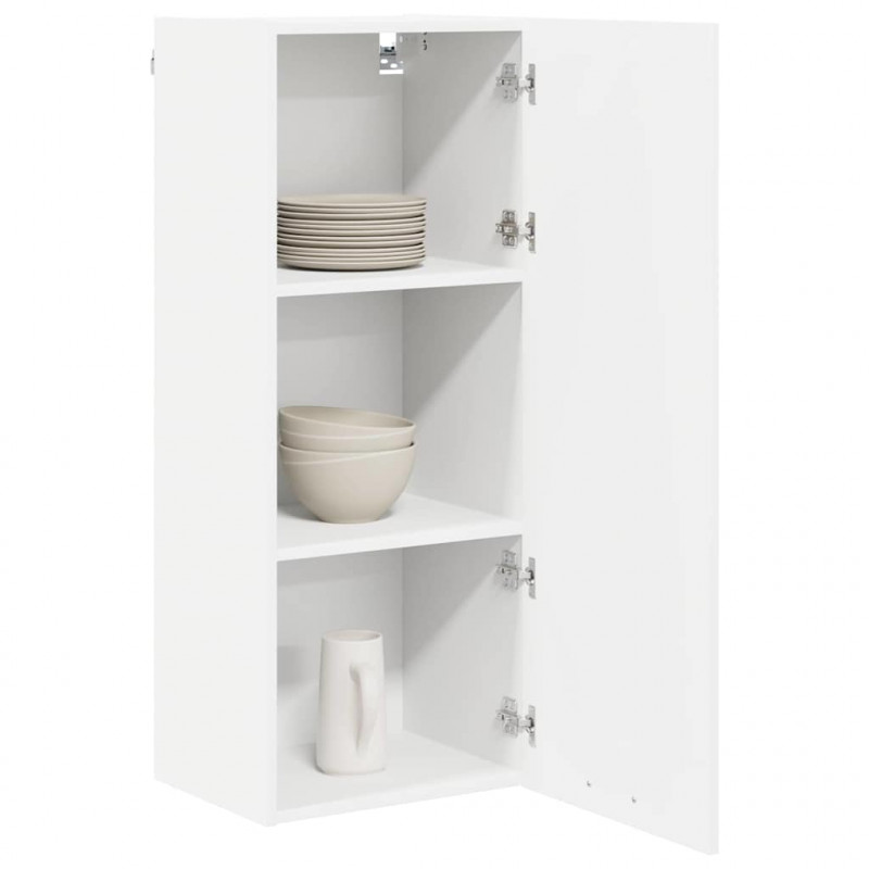 Szafka wisząca Biały 40 x 31 x 100 cm Materiał drewnopochodny