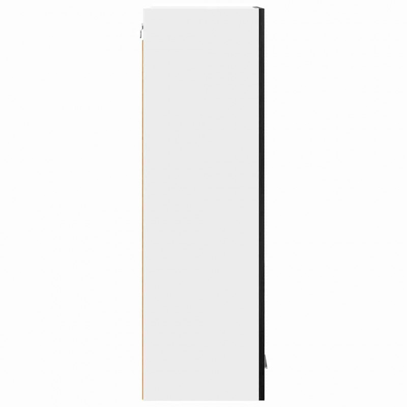 Szafka wisząca z przechowywaniem Czarny Dąb 40 x 31 x 100 cm