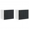 Szafka kuchenna 2 pcs Czarny 50 x 31 x 40 cm