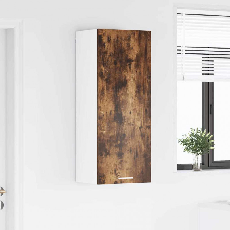 Szafka wisząca z przechowywaniem Dąb wędzony 40 x 31 x 100 cm