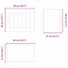 Szafka kuchenna 2 pcs Dąb Sonoma 50 x 31 x 40 cm