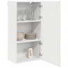 Szafka wisząca Biały 50 x 31 x 100 cm Materiał drewnopochodny