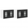 Szafka kuchenna Kalmar 2 pcs Czarny 60 x 31 x 40 cm