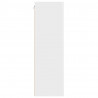 Szafka wisząca Biały 50 x 31 x 100 cm Materiał drewnopochodny