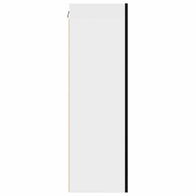 Szafka wisząca z drzwiami Czarny Dąb i Biały 50 x 31 x 100 cm