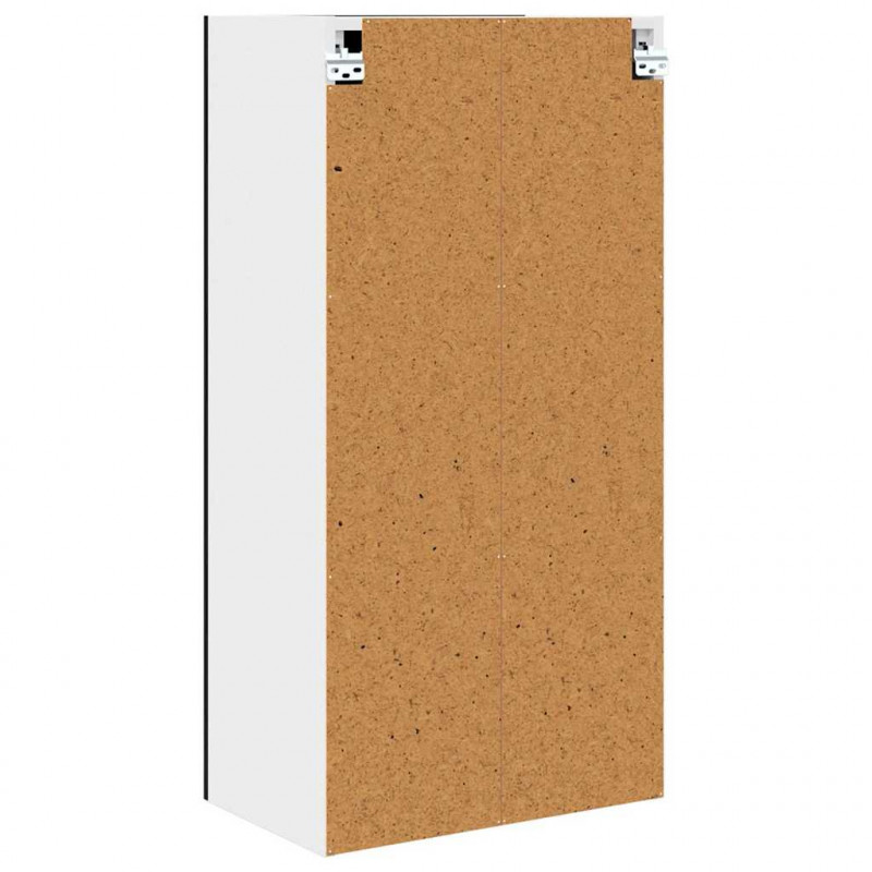 Szafka wisząca z drzwiami Czarny Dąb i Biały 50 x 31 x 100 cm