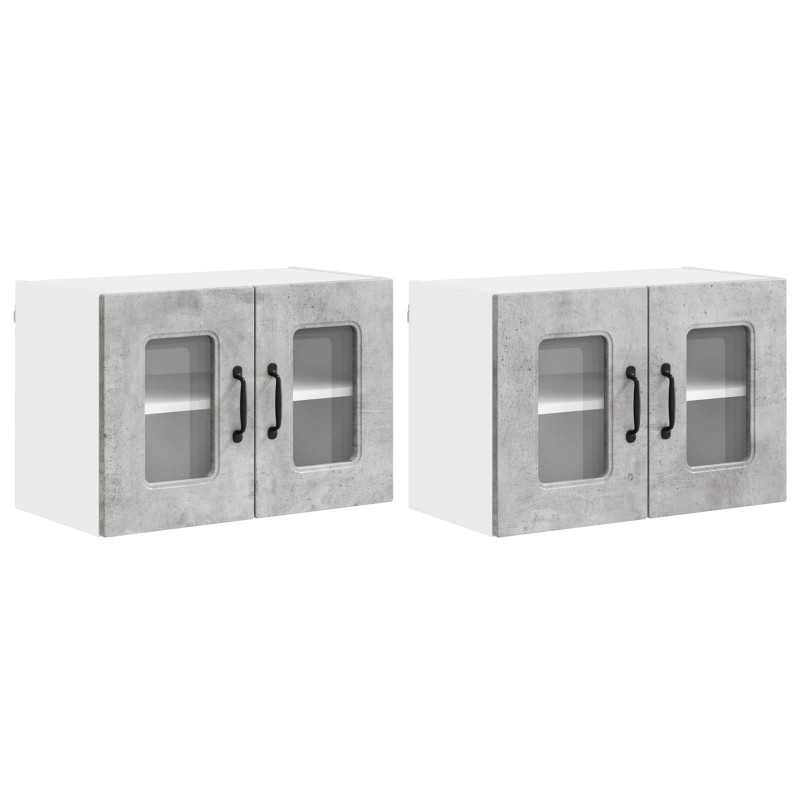 Szafka kuchenna Kalmar 2 pcs Betonowy szary 60 x 31 x 40 cm