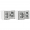 Szafka kuchenna Kalmar 2 pcs Betonowy szary 60 x 31 x 40 cm